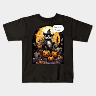 trick or trash Kids T-Shirt